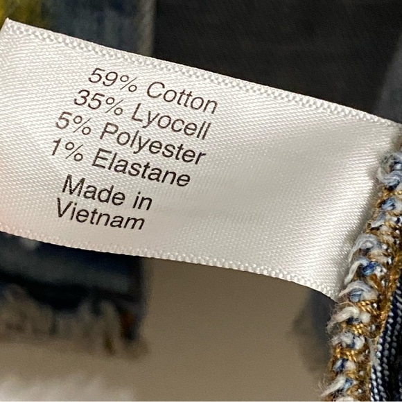 Lane Bryant NWT Distressed Jean Denim Jacket Paint Splatters Plus size 28 - Picture 4 of 8